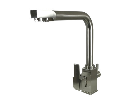 Змішувач для кухні під осмос Globus Lux LAZER GLLR-0100-8-STSTEEL