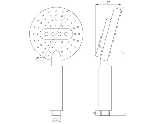 Душова лійка Globus Lux NSD07A