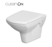 CET Cersanit 548 CARINA NEW CLEAN ON підвісний з кришкою дюропласт ліфт