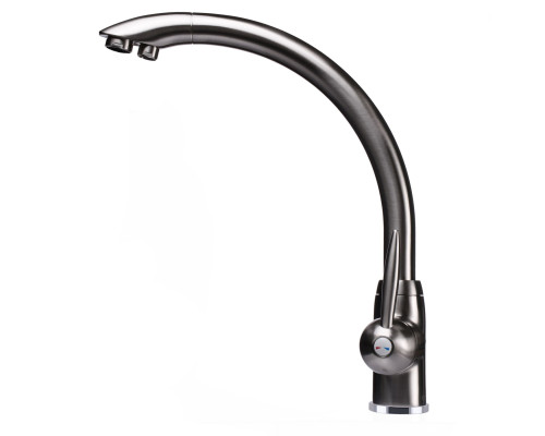 Змішувач для кухні під осмос Globus Lux LAZER GLLR-0777-8-STSTEEL