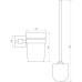 Йоржик настінний Globus Lux SQ 9429A SUS304