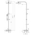 Душова система TOPAZ LEXI TL 21102-H57-BL