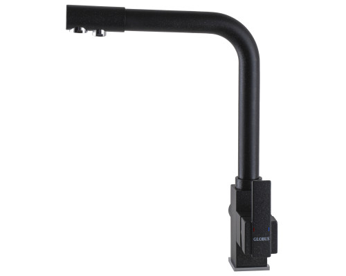 Змішувач для кухні під осмос Globus Lux LAZER GLLR-0100-1-ONIX