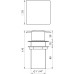 Донний клапан Globus Lux HG-057B (Click-clack)
