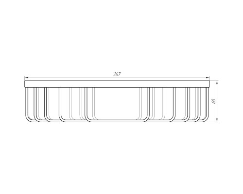 Поличка кутова Globus Lux BS 8499