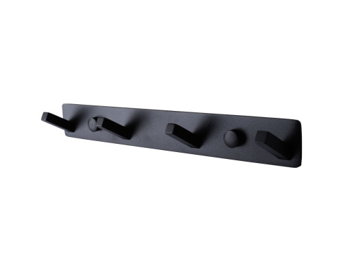 Планка з гачками TOPAZ TKB 9385-4-BL  чорна