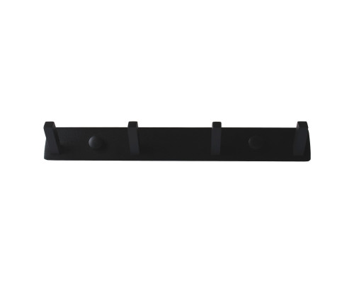 Планка з гачками TOPAZ TKB 9385-4-BL  чорна
