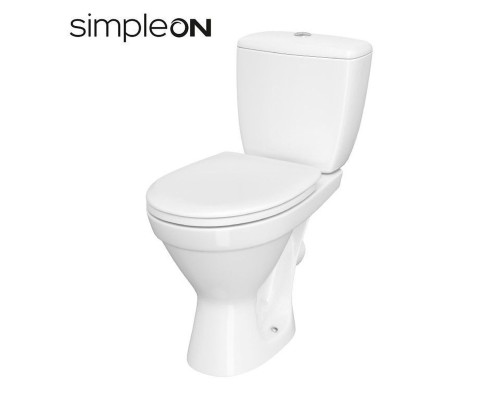 Компакт Cersanit 704 CERSANIA SIMPLEON 011 3/6 з дюропластовою кришкою LIFT