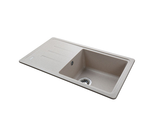 Гранітна мийка Globus Lux LUGANO піщаний 780х435-А0004