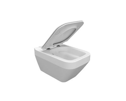 CET Cersanit В217 CREA CLEAN  ON SQUARE підвісний з кришкою дюропласт ліфт SLIM PL