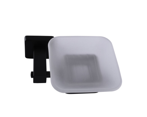 Мильниця одинарна Globus Lux BQ9408 чорна матова SUS304
