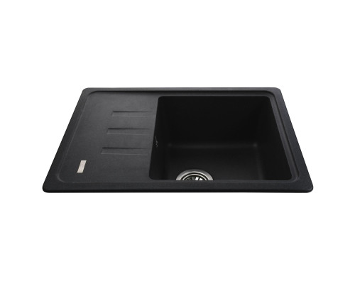 Гранітна мийка Globus Lux MONO графіт 620х435мм-А0001