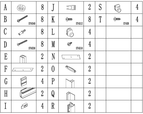 Душова кабіна BRAVO WISLA L100T (2уп.)