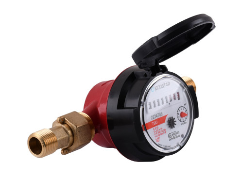 Лічильник гарячої води ECOSTAR DN15 1/2″ E-D R160