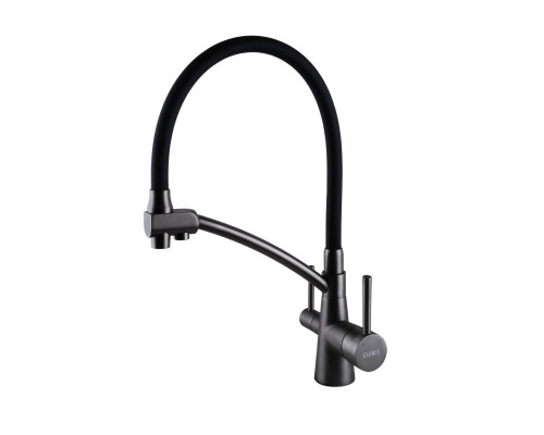 Змішувач для кухні під осмос Globus Lux LAZER GLLR-0700-11-GRAPHITE