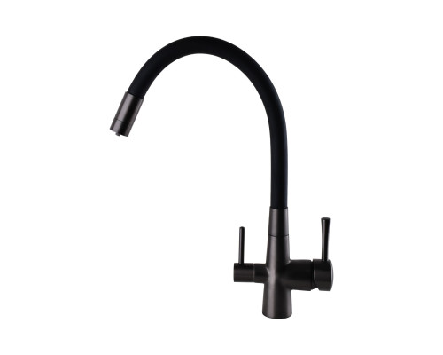 Змішувач для кухні під осмос Globus Lux LAZER GLLR-0903-11-GRAPHITE