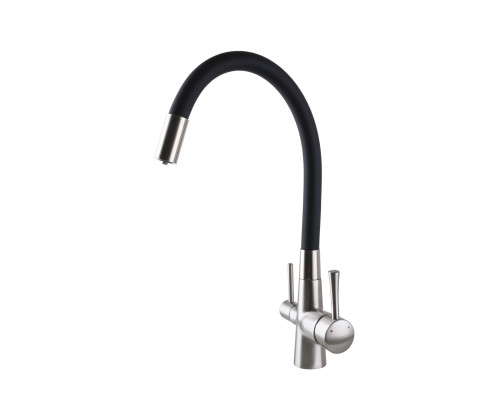 Змішувач для кухні під осмос Globus Lux LAZER GLLR-0903-8-STSTEEL