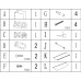 Шторка для ванної BRAVO ENZA 120В.Mosaic (1уп.)