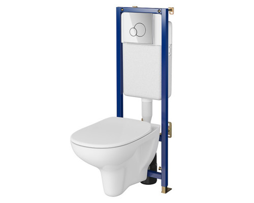 CET В 599  ІНСТ СИС-МА TECH LINE BASE  ARTECO CLEAN ON з кришкою поліп. ліфт кнопка BASE СIRCLE хром
