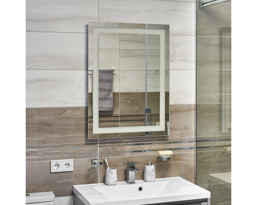 Дзеркало UNIO MRR-01 SQR-AA-H 600 x 800 mm LED FL з підігрівом