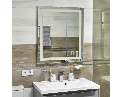 Дзеркало UNIO MRR-01 SQR-AA-H 700 x 800 mm LED FL з підігрівом