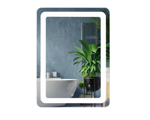 Дзеркало UNIO MRR-04 SQR-RA-S 600 x 800 mm LED FL з сенсором