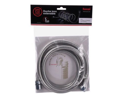 Шланг душовий TUCAI FlexoInoxExtensible 175-225см (2830)