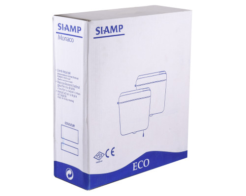 Бачок SIAMP AR07 ″Monaco″ для унітаза настінний  пласт.ABS (33803)  10л