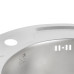 Кухонна мийка Lidz 490-A 0,6 мм Satin (LIDZ490A06SAT160)