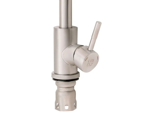 Змішувач для кухні Lidz Aria 015F (k35) LDARI015FNKS21689 Nickel
