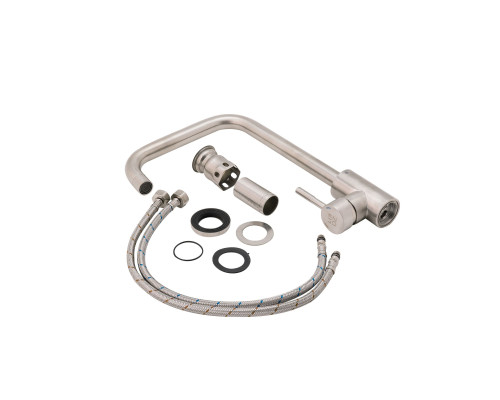 Змішувач для кухні Lidz Aria 015F1 (k35) LDARI015F1NKS21690 Nickel