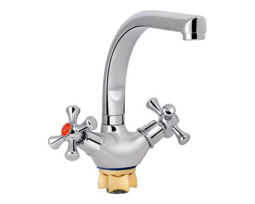 Змішувач для кухні Lidz Lamb 276F двохвентильний LDLAM276FCRM22019 Chrome