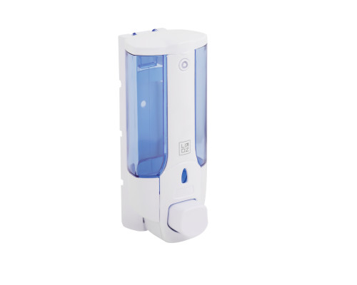 Дозатор для рідкого мила Lidz Playa 0101 настінний 380 мл LDPLA0101WHI22316 White