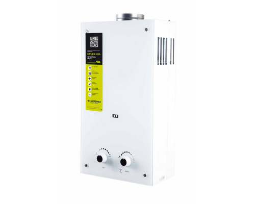 Колонка газова димохідна Thermo Alliance JSD20-10GE 10 л панель скляна White