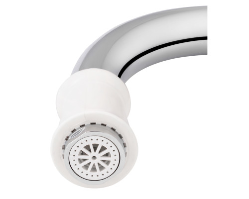 Проточний кран-водонагрівач кухонний для кухні Lidz Warm 058 LDWAR058WCR24985 White / Chrome