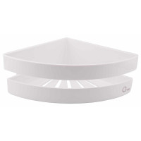 Полиця кутова Qtap Police пластикова QTPL01 White Полиця кутова Qtap Police пластикова QTPL01 White