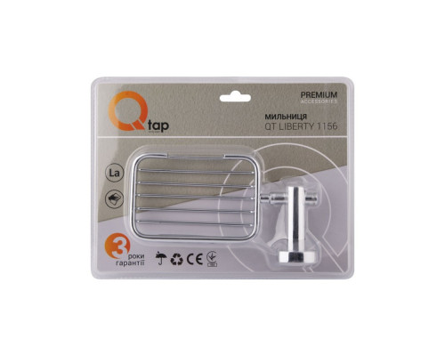 Мильниця Qtap Liberty настінна QTLIBCRM1156 Chrome
