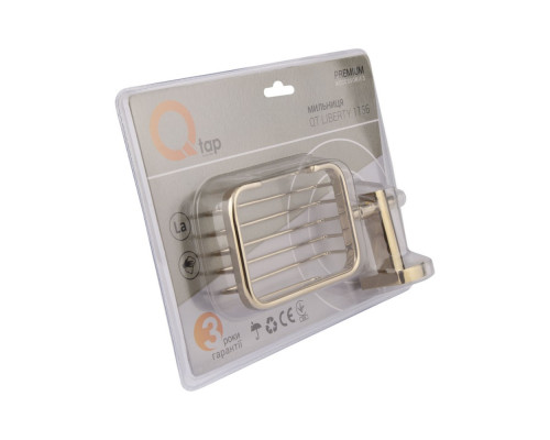 Мильниця Qtap Liberty настінна QTLIBORO1156 Gold