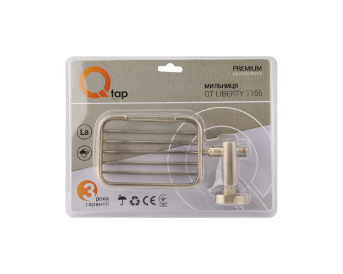 Мильниця Qtap Liberty настінна QTLIBANT1156 Antic Bronze