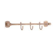 Тримач для рушника Qtap Liberty 3 гачка 365 мм QTLIBANT11543 Antic Bronze