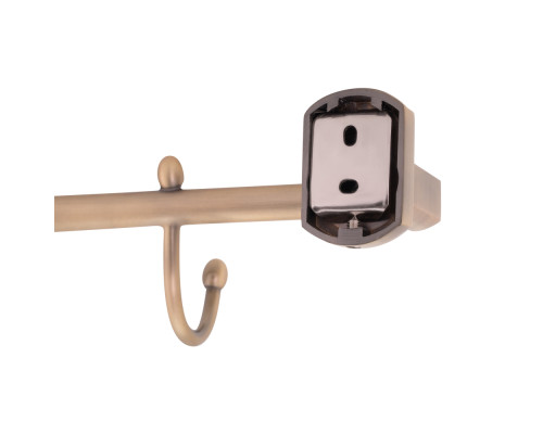 Тримач для рушника Qtap Liberty 3 гачка 365 мм QTLIBANT11543 Antic Bronze