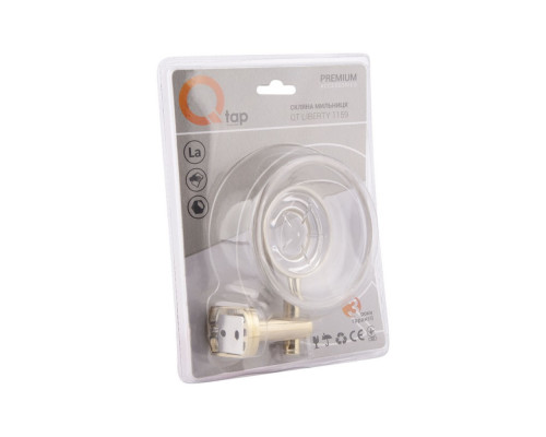 Мильниця Qtap Liberty настінна QTLIBORO1159 Gold