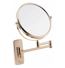 Косметичне дзеркало Qtap Liberty настінне D 200 мм QTLIBORO1147 Gold