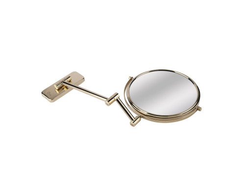 Косметичне дзеркало Qtap Liberty настінне D 200 мм QTLIBORO1147 Gold