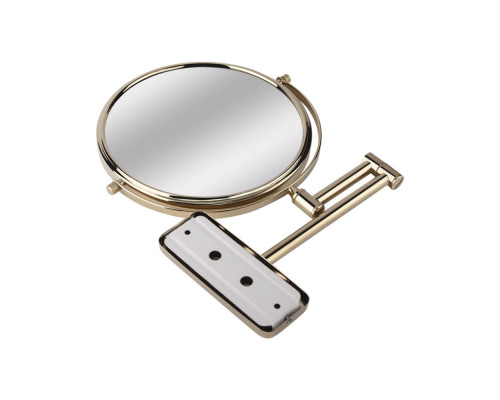 Косметичне дзеркало Qtap Liberty настінне D 200 мм QTLIBORO1147 Gold