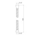 Шланг для ручного душу Qtap Hadice 2000 мм QT0052C Chrome