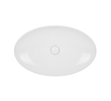 Раковина-чаша Qtap Dove 680х420х120 White з донним клапаном QT0611K160W