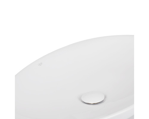Раковина-чаша Qtap Dove 680х420х120 White з донним клапаном QT0611K160W