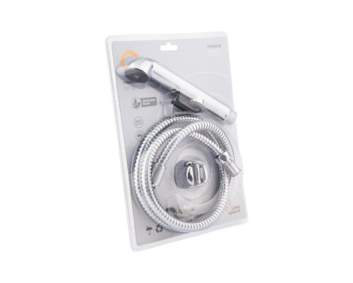Набор для гігієнічного душу Qtap Inspai-Varius округлий QTSETCRMA021 Chrome/Grey (Set)