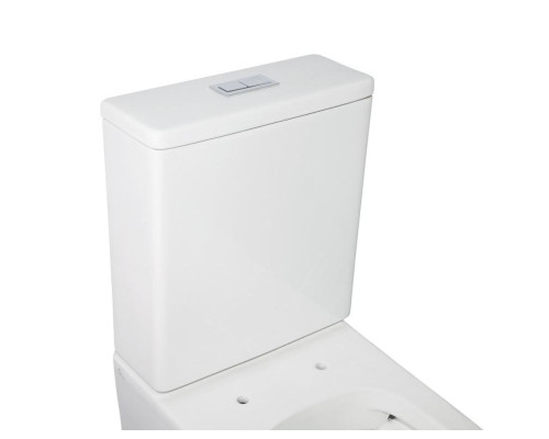 Унітаз-компакт Qtap Crow безобідковий з сідінням Soft-close QT05222170W